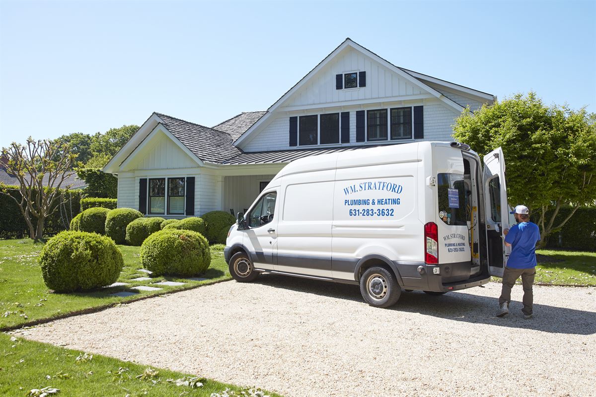 Stratford Plumbing service truck